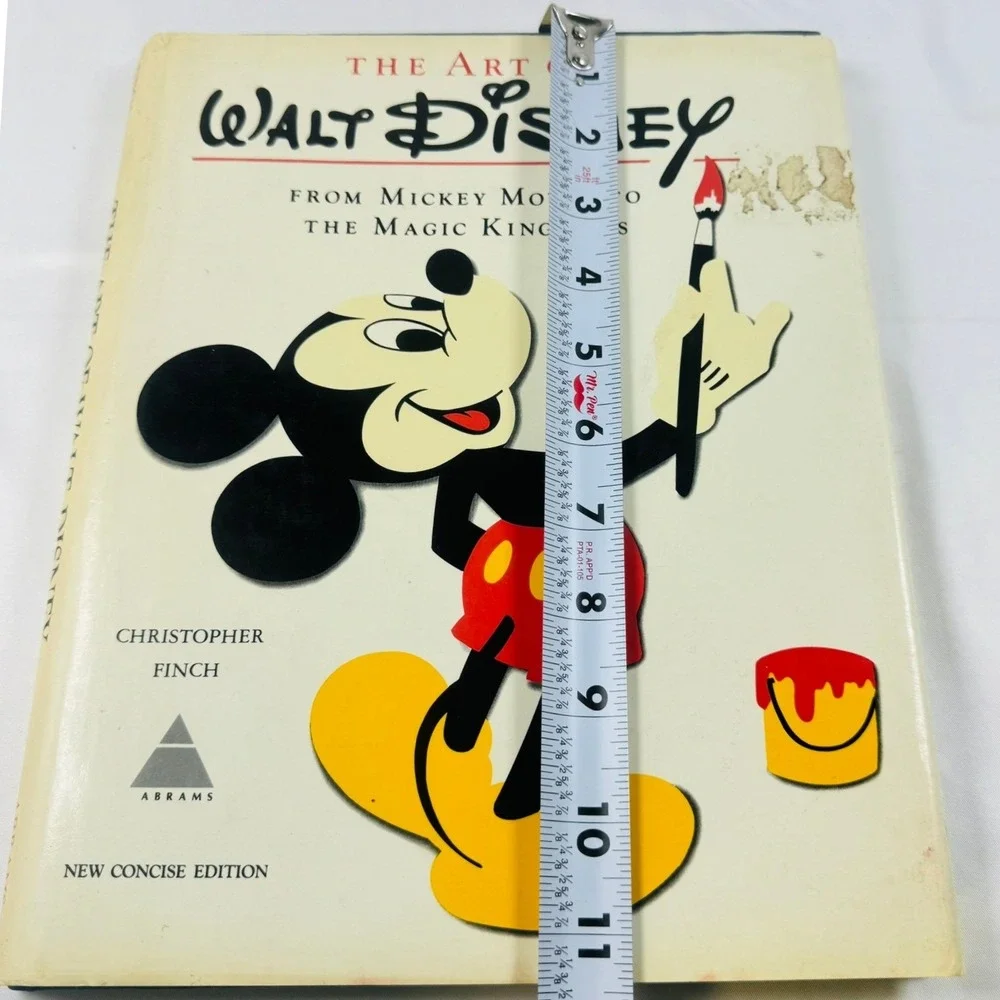 VTG Art of Walt Disney 1975 Coffee Table Book Hardcover Collectible _ Dust Cover